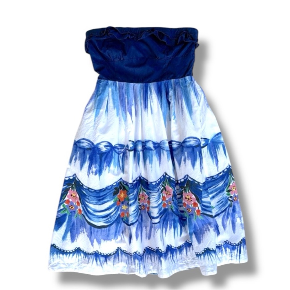 Anthropologie x Nathalie Lete Paris First Dance Strapless Dress Size 2 - Picture 5 of 13